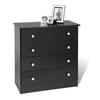 Prepac Edenvale 4-Drawer Chest (BEP-3031-4) - Black