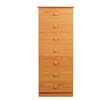 Prepac Evendale 7-Drawer Tall Chest (OBD-2050-7) - Oak