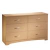 South Shore Step One Collection Double Dresser - Maple