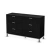 South Shore Flexible Collection Dresser (3347027) - Black Oak