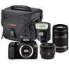Canon EOS 60D Digital SLR Camera with 55-250mm, 50mm f/1.8 Lens, Speedlite 320EX Flash & Bag