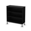 South Shore Flexible Collection 3-Shelf Bookcase (3347766) - Black Oak