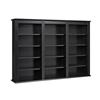Prepac Triple Wall Mounted Storage Shelf (BFW-0523) - Black