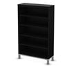 South Shore Flexible Collection 5-Shelf Bookcase (3347768) - Black Oak