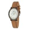 JESSICA®/MD Ladies metallic brown/copper strap, white mop dial watch