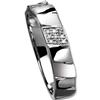 Tradition®/MD 10K White Gold Wedding Band With Diamond Accent
