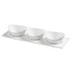 Luigi Bormioli™ Vivendo Set of 3 Bowls with Tray