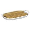 Corning Ware® Platter with Wood Insert French White