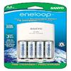 Sanyo (SEC-MQN064N) Eneloop 4xAA With Charger(Recharge Up to 1500X)