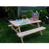6 ft. x 5 ft. Western Red Cedar Picnic Table