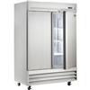 Coldtech 47 cu.ft. Commercial Stainless Steel Dual Door Freezer