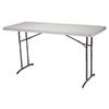 Lifetime 182.9-cm (6-ft.) Adjustable Commercial Table Almond