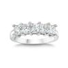 Five-Stone Princess Cut Diamond Band (1.50 ctw) Platinum