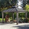 Sunjoy 12 ft. x 12 ft. Royal Square Hardtop Gazebo