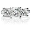 Three Stone Princess Cut Diamond Ring (3.00 ctw)