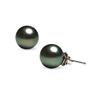 9 - 9.5 mm Cultured Tahitian Pearl Stud Earrings