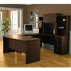 Palmer U-Shape Workstation with Assembled Pedestal