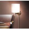 Wall Lamp with Adjustable LED Reading Light 2-pack