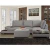 Linea Sofa with Chaise and Ottoman