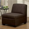 Cove Chocolate Brown Slipper Chair