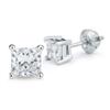 Princess-cut Diamond Stud Earrings (1.50 ctw)