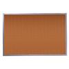 Quartet 2' x 1-1/2' Corkboard with Aluminum Frame (3413802301)