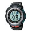 Casio Pathfinder Solar Digital Watch (PAG-80-1V) - Black Resin Band/ Black Case