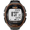 Timex Ironman Run Trainer Men's Sport Watch with GPS (T5K549L3) - Black Band/Black and Orange Dial