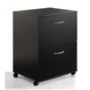 Nexera Essentials 2-Drawer Mobile Filing Cabinet (6093) - Black