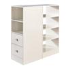 South Shore Logik Collection Loft Combo Storage - White