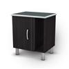 South Shore Cosmos Collection Night Stand - Black/ Charcoal
