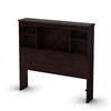 South Shore Willow Collection Single Bookcase Headboard - Havana