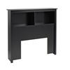 Prepac Single Bookcase Headboard (BSH-4543) - Black