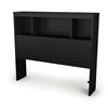 South Shore Spark Collection Single Bookshelf Headboard - Black