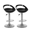 CorLiving Open Back Adjustable Bar Stool (B-301-BAD) - Black - Set of 2