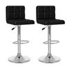 CorLiving High Back Adjustable Bar Stool (B-407-UPD) - Black - Set of 2