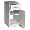 Prepac Elite 16" Base Cabinet (WED-1636) - White/Grey