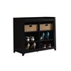 TechCraft Atrium Storage Credenza (A10BLST36) - Black