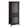 Nexera Elegance 2-Door Curio Cabinet (200317) - Espresso