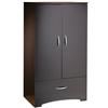 South Shore Step One Collection Collection Armoire - Chocolate
