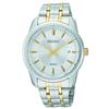 Seiko® Men's 2 Tone Stainless Steel Dress Watch