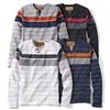 Point Zero® Long-Sleeve Striped Jersey Shirt