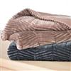 Whole Home®/MD Faux Fur Herringbone Pattern Throw