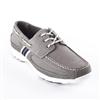 Retreat®/MD Men's Leather-Canvas Sport Boat Shoe