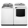 Whirlpool® 5.2 cu. Ft. Top-Load Washer & 7.6 cu. Ft. Steam Gas Dryer - White