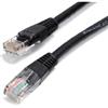 STARTECH 50FT CAT5E BLACK MOLDED UTP RJ45 M/M PATCH CABLE 350MHZ