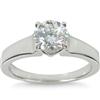 1.21 ct Round Brilliant, VVS2 Clarity, D Colour Diamond Solitaire Ring Platinum