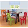 Trestle Table Set with 4 Chairs
