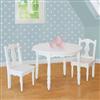 Lindsey White Table With 2 Chairs