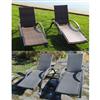 Eddie Aluminium and Wicker Chaise Lounge